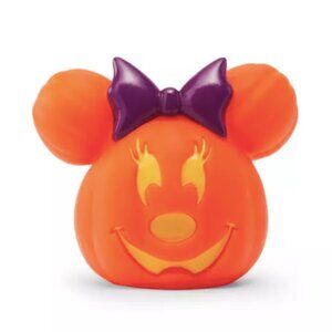 Disney Halloween Minnie Mouse Small Light-Up Jack-o'-Lantern